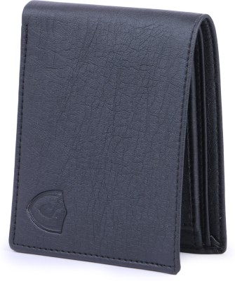 Keviv Men Casual Black Artificial Leather Wallet(3 Card Slots)