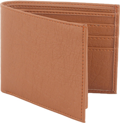 WALLETIN Men Casual Tan Artificial Leather Wallet(9 Card Slots)
