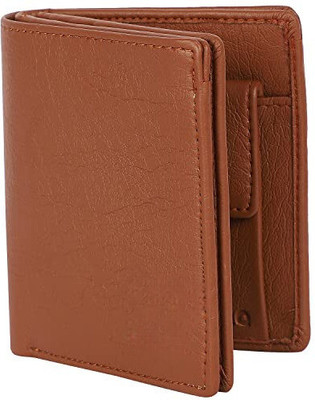 TPM Men Tan Artificial Leather Wallet(4 Card Slots)