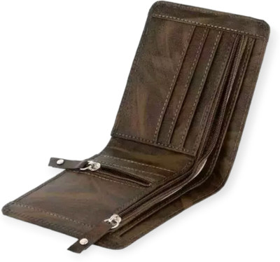 True Style Men Casual, Formal, Travel, Trendy Brown Artificial Leather Wallet(5 Card Slots)