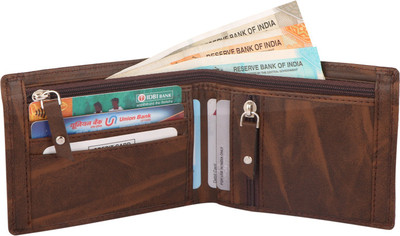 ACRAFTY Men Trendy, Evening/Party, Formal Brown Artificial Leather Wallet(8 Card Slots)