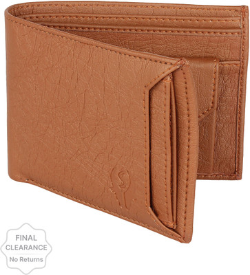 SAMTROH Men Tan Artificial Leather Wallet(5 Card Slots)
