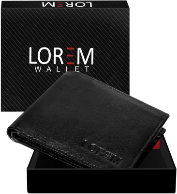 royal enterprise Men Casual, Evening/Party, Formal Black Artificial Leather Wallet(2 Card Slots)