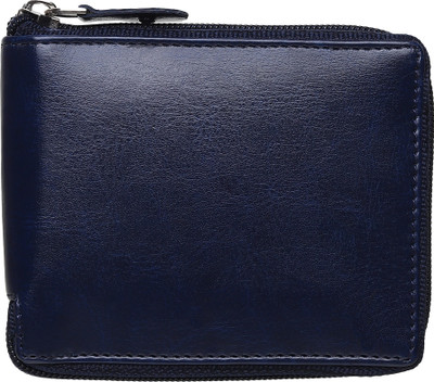 DENNY BLACQ Men Casual Blue Artificial Leather Wallet(3 Card Slots)