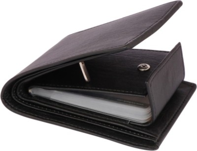 Sonrisa Men Casual, Evening/Party, Trendy, Formal Black Artificial Leather Wallet(10 Card Slots)