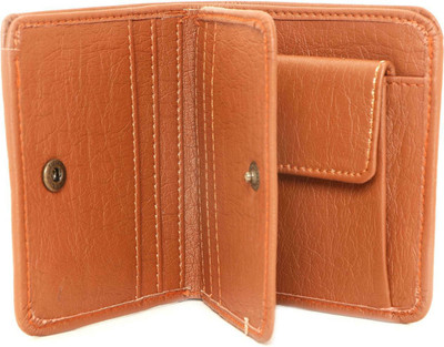 TPM Men Tan Artificial Leather Wallet(4 Card Slots)