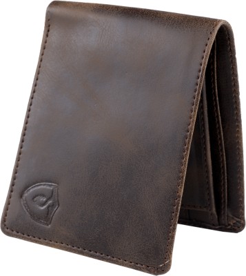 Keviv Men Casual, Formal Brown Genuine Leather Wallet(5 Card Slots)