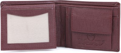 VSR Men Brown Artificial Leather Wallet(5 Card Slots)