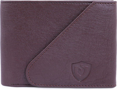 Keviv Men Brown Artificial Leather Wallet(5 Card Slots)