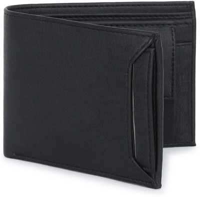 CHEHARIYA COM Men & Women Casual Black Artificial Leather Wallet(11 Card Slots)