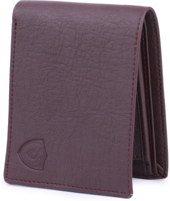 VSR Men Casual Brown Artificial Leather Wallet(5 Card Slots)