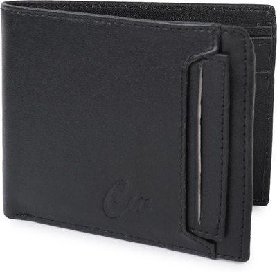 Classic World Boys Evening/Party Black Artificial Leather Wallet(6 Card Slots)