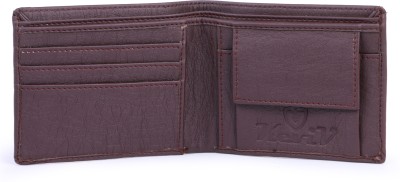 VSR Men Casual Brown Artificial Leather Wallet(5 Card Slots)