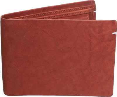 SunShopping Men Formal Brown Artificial Leather Wallet(5 Card Slots)