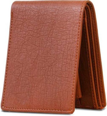 Sonrisa Men Tan Artificial Leather Wallet(5 Card Slots)