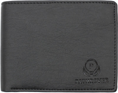 HouseOfCommon Men Formal Black Artificial Leather Wallet(7 Card Slots)