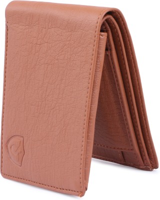 VSR Men Tan Artificial Leather Wallet(7 Card Slots)