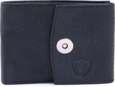 Keviv Men Black Artificial Leather Wallet(5 Card Slots)