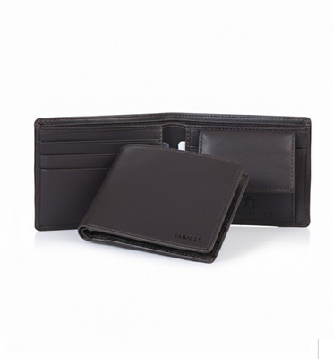 Fabacle Men Casual, Formal Brown Genuine Leather Wallet(3 Card Slots)