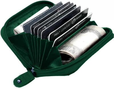 MOONEX FASHION Men & Women Casual Multicolor Artificial Leather Card Holder(7 Card Slots)