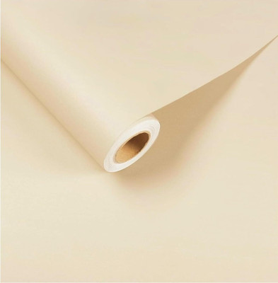 VELLUMTRO Vinyl Abstract Beige Wallpaper(L x W: 60 cm x 203 cm)