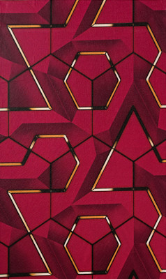 LUXURA CREATIONS Abstract Multicolor Wallpaper(200 cm x 45 cm)