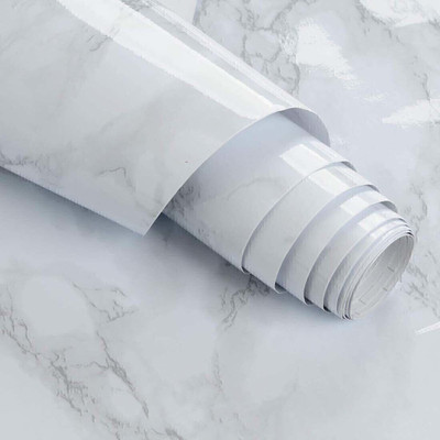 Uratech Vinyl Floral & Botanical White Wallpaper(L x W: 200 cm x 45 cm)