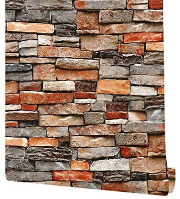 GVSHOPPE Paper Abstract Grey Wallpaper(L x W: 200 cm x 45 cm)