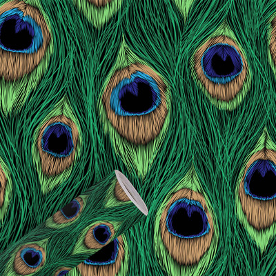 SR CREATIVE CRAFT Decorative Multicolor Wallpaper(127 cm x 40 cm)