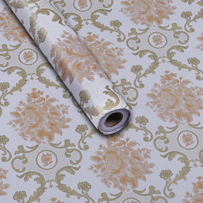 pixer Vinyl Floral & Botanical Multicolor Wallpaper(L x W: 600 cm x 40 cm)