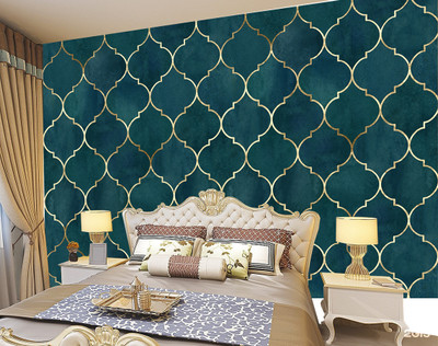 Crative Design Abstract Multicolor Wallpaper(244 cm x 41 cm)