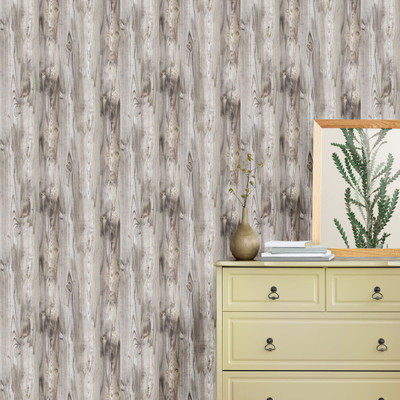 Guru Production Vinyl Nature Grey Wallpaper(L x W: 244 cm x 41 cm)