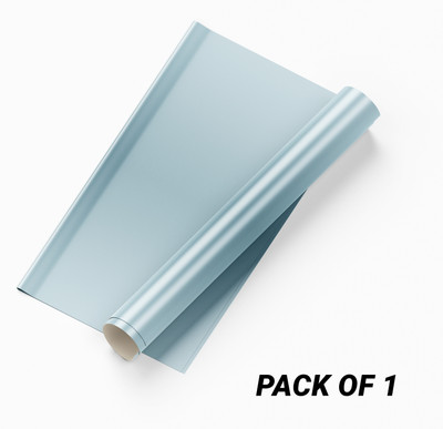 Guru Production Vinyl Decorative Blue Wallpaper(L x W: 300 cm x 45 cm)