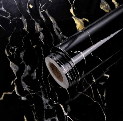 PRINIX Decor Decorative Black Wallpaper(160 cm x 40 cm)