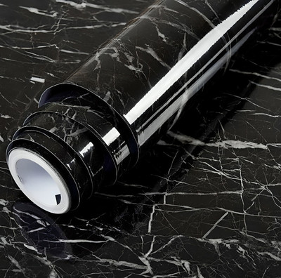 Sindon Abstract Black Wallpaper(50 cm x 60 cm)