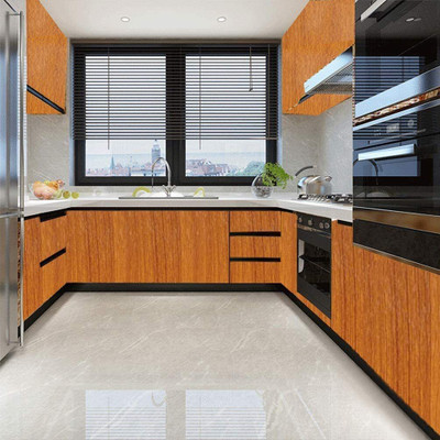 WallVibe Vinyl Classics Brown Wallpaper(L x W: 60.96 cm x 152.4 cm)