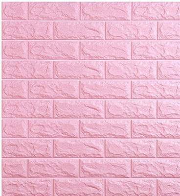 Diseno Vinyl Decorative Pink Wallpaper(L x W: 77 cm x 70 cm)
