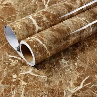 Amezia Abstract Brown Wallpaper(200 cm x 60 cm)