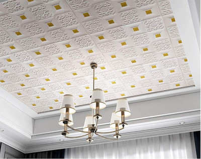 Heen Fab Architecture Gold Wallpaper(70 cm x 70 cm)