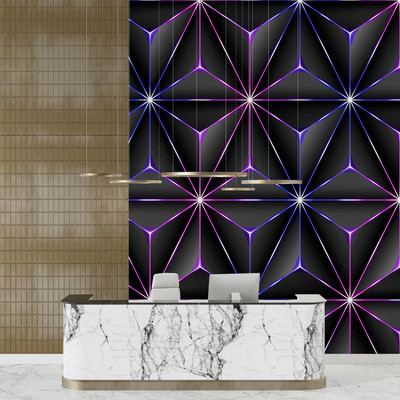 FOKRIM 100 cm 100CM-3D Black Decorative Sticker Self Adhesive Sticker(Pack of 1)