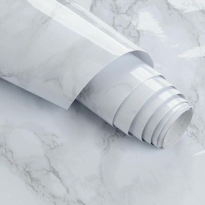 EVANSHIIIMPEX Abstract White Wallpaper(60 cm x 200 cm)