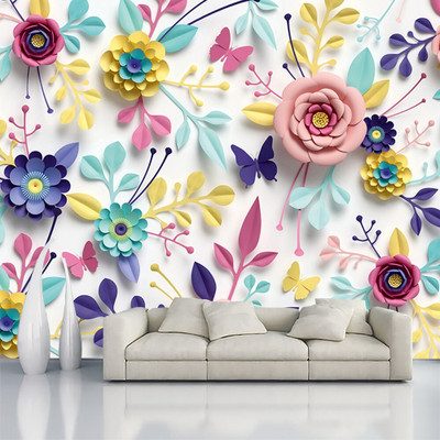 Walldaddyy Vinyl Abstract Multicolor Wallpaper(L x W: 127 cm x 40 cm)