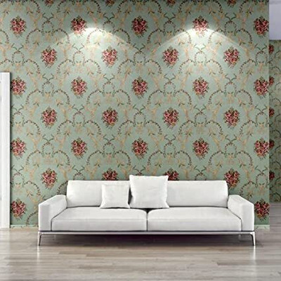Guru Production Vinyl Nature Green Wallpaper(L x W: 500 cm x 45 cm)