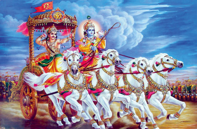 Guru Production Vinyl Religious Multicolor Wallpaper(L x W: 60 cm x 45 cm)