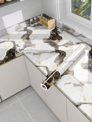 Onbet Vinyl Classics White Wallpaper(L x W: 200 cm x 60 cm)