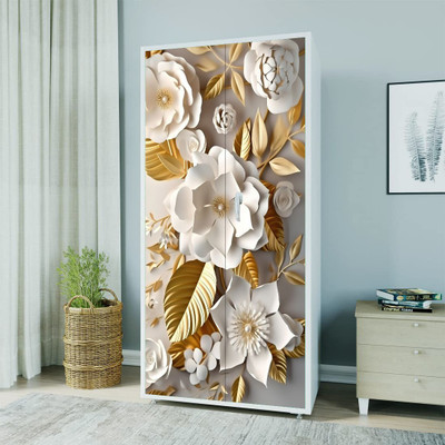 MKP Almira Vinyl Floral & Botanical Yellow Wallpaper(L x W: 183 cm x 86 cm)