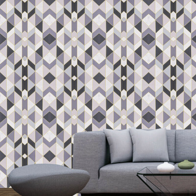 pixer Vinyl Abstract Multicolor Wallpaper(L x W: 600 cm x 40 cm)