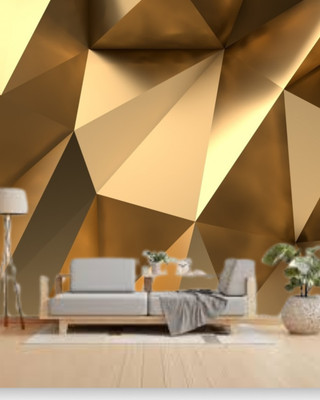 decodeams Decorative Gold Wallpaper(200 cm x 40 cm)