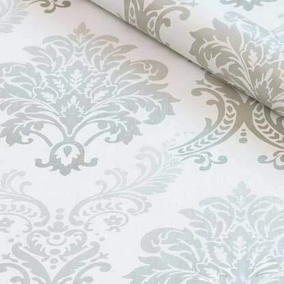 GVSHOPPE Paper Classics Silver Wallpaper(L x W: 1000 cm x 45 cm)