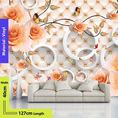 HD PRINT HOUSE Decorative Wallpaper(127 cm X 40 cm)